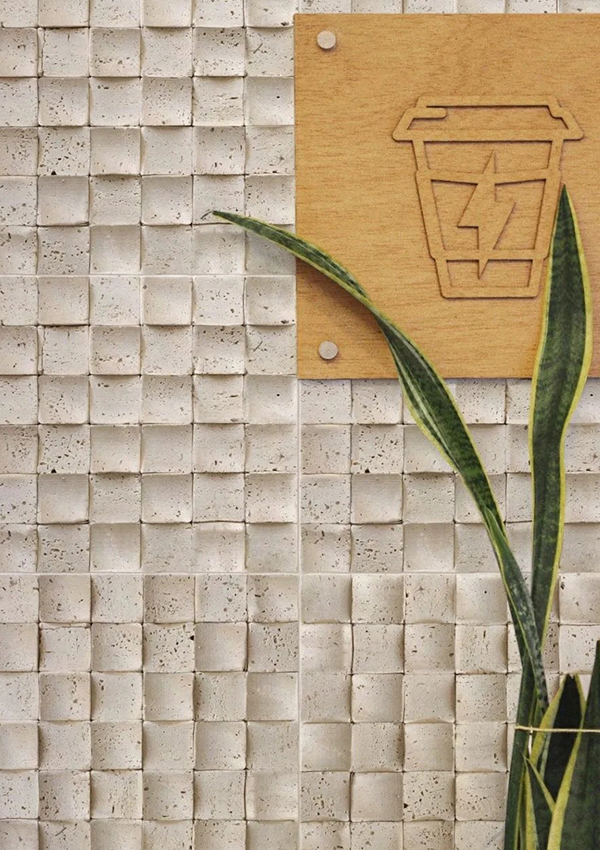Mosaic Pattern  Flexible Stone Wall Panel